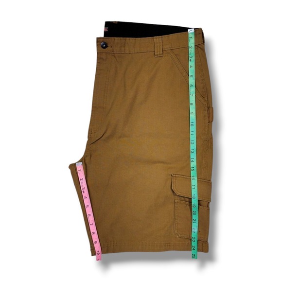 Dickies Ripstop Ultimate Cargo Brown Shorts Multi Use Pockets Men's 44 - Picture 5 of 16